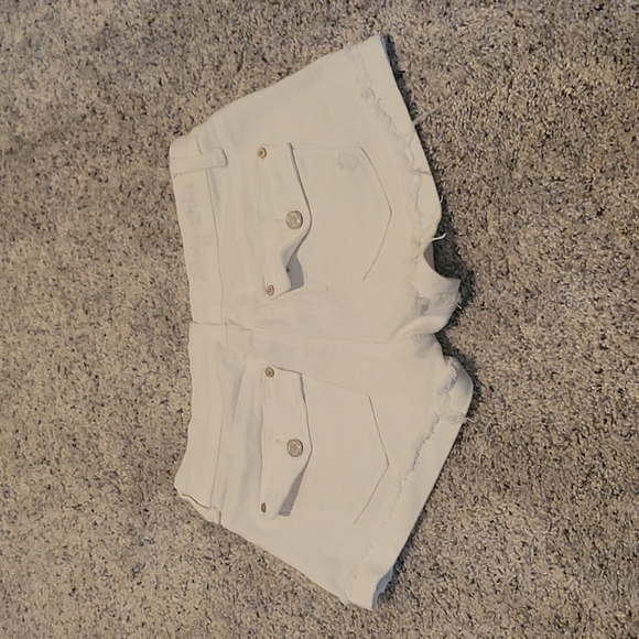 White shorts and Blue Jeans Shorts - Picture 2 of 4